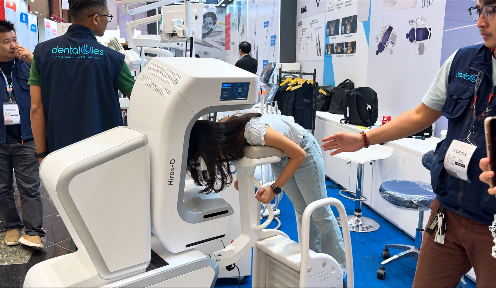 YOFO and Dentalities showcasing Hirox-O at KPPIKG 2026 in Jakarta